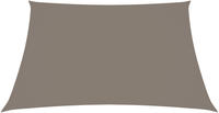 vidaXL Sonnensegel Oxford-Gewebe Rechteckig 2x2,5 m Taupe
