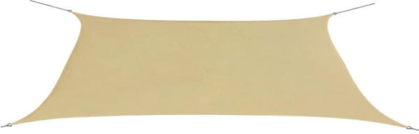 vidaXL Sonnensegel Oxford Gewebe Rechteckig 4x6m beige