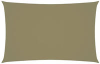 vidaXL Sonnensegel Oxford-Gewebe Rechteckig 2x4,5 m Beige