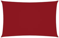 vidaXL Sonnensegel Oxford-Gewebe Rechteckig 2x4,5 m Rot