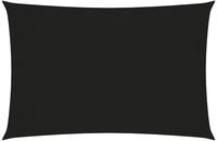 vidaXL Sonnensegel Oxford-Gewebe Rechteckig 2x4,5 m Schwarz
