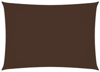 vidaXL Sonnensegel Oxford-Gewebe Rechteckig 2x4 m Braun