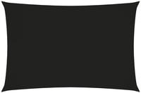 vidaXL Sonnensegel Oxford-Gewebe Rechteckig 2x4 m Schwarz