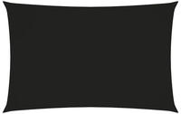 vidaXL Sonnensegel Oxford-Gewebe Rechteckig 2x5 m Schwarz