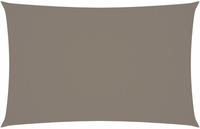 vidaXL Sonnensegel Oxford-Gewebe Rechteckig 2x5 m Taupe