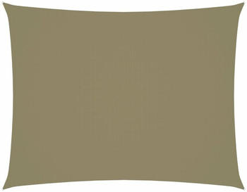 vidaXL Sonnensegel Oxford-gewebe Rechteckig 3x4,5m beige