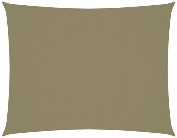 vidaXL Sonnensegel Oxford-gewebe Rechteckig 3x4,5m beige