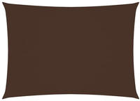 vidaXL Sonnensegel Oxford-Gewebe Rechteckig 3x4,5 m Braun