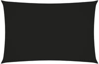 vidaXL Sonnensegel Oxford-Gewebe Rechteckig 3x5 m Schwarz