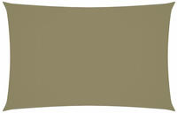 vidaXL Sonnensegel Oxford-Gewebe Rechteckig 4x7 m Beige