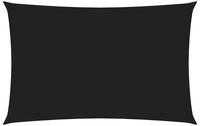 vidaXL Sonnensegel Oxford-Gewebe Rechteckig 4x7 m Schwarz