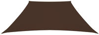 vidaXL Sonnensegel Oxford-Gewebe Trapezf&ouml;rmig 2/4x3 m Braun