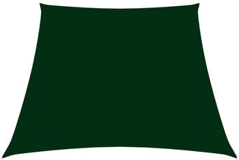 vidaXL Sonnensegel Oxford-gewebe Trapezförmig 4/5x3m dunkelgrün