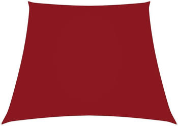 vidaXL Sonnensegel Oxford-gewebe Trapezförmig 4/5x3m rot
