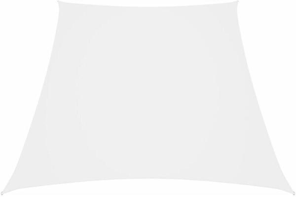 vidaXL Sonnensegel Oxford-gewebe Trapezförmig 4/5x4m weiß