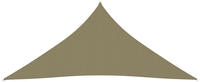 vidaXL Sonnensegel Oxford-Gewebe Dreieckig 3x3x3 m Beige
