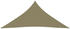 Beige: vidaXL Sonnensegel Oxford-gewebe Dreieckig 3x3x3m