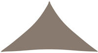 vidaXL Sonnensegel Oxford-Gewebe Dreieckig 3x3x3 m Taupe