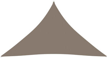 vidaXL Sonnensegel Oxford-gewebe Dreieckig 3x3x3m taupe