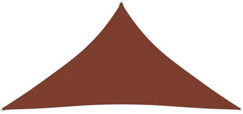 vidaXL Sonnensegel Oxford-gewebe Dreieckig 3x3x3m terracottarot