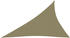 Beige: vidaXL Sonnensegel Oxford-gewebe Dreieckig 3x4x5m