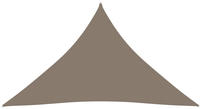 vidaXL Sonnensegel Oxford-Gewebe Dreieckig 4,5x4,5x4,5 m Taupe