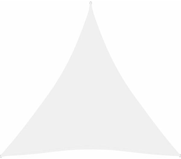 vidaXL Sonnensegel Oxford-gewebe Dreieckig 4x4x4m weiß
