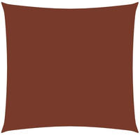 vidaXL Sonnensegel Oxford-Gewebe Quadratisch 2,5x2,5 m Terrakottarot