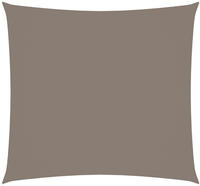 vidaXL Sonnensegel Oxford-Gewebe Quadratisch 2,5x2,5 m Taupe