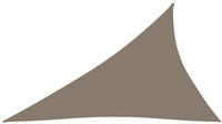 vidaXL Sonnensegel Oxford-Gewebe Dreieckig 3x4x5 m Taupe