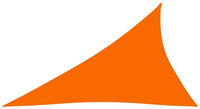 vidaXL Sonnensegel Oxford-Gewebe Dreieckig 3x4x5 m Orange