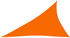 Oxford triangular 3x4x5m orange: vidaXL Sonnensegel Oxford-gewebe Dreieckig 3x4x5m