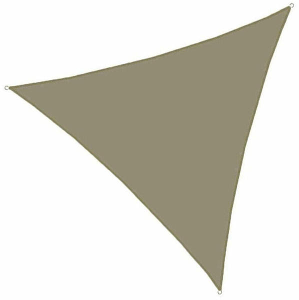 IPAE-ProGarden Sonnensegel 3,6x3,6x3,6m Dreieckig Sandfarben