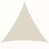 Amanka UPF50+ UV Sonnensegel 3x3x3 Polyester Dreieck Beige
