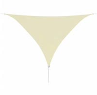vidaXL Sonnensegel Oxford-Gewebe Dreieckig 3,6x3,6x3,6 m Creme