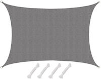 AMANKA UV Sonnensegel 3x4m Rechteckig Wasserdurchl&auml;ssig - Sonnenschutz Balkon