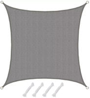 AMANKA 3x3 UV Sonnensegel Quadratisch Wasserdurchl&auml;ssig - Sonnenschutz Balkon