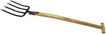 Krumpholz Spatengabel mit Lanzenzinken und Eschen-T-Stiel 80 cm (0414)