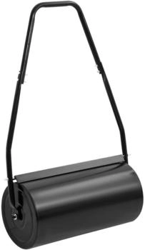 vidaXL Rasenwalze mit Griff 42 L Eisen/Stahl schwarz