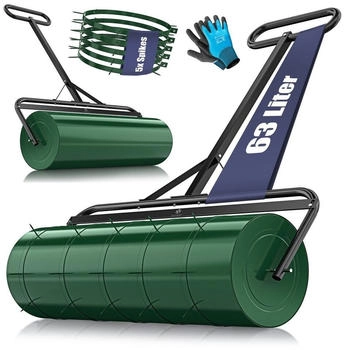 Kesser Rasenwalze Metall befüllbar 99 cm 63 Liter grün