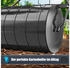 Kesser Rasenwalze Metall befüllbar 50 cm 60 Liter schwarz