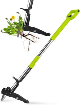 Yissvic Unkrautstecher mit Stiel 100-120cm Grün