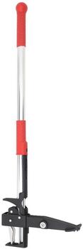 vidaXL Unkrautstecher Rot und Silbern 99,5 cm Eloxiertes Aluminium (364822)