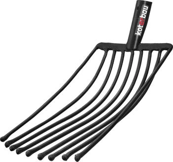 Kotarbau ® Forke 9 Zinken Heugabel Mistgabel Mistforke Gartengabel Gartenforke Dunggabel Spatengabel Gabel für Garten Drahtgabel für Garten und Landwirtschaft