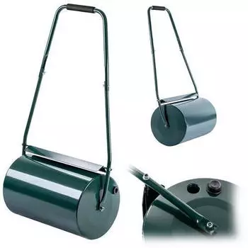 Kadax Rasenwalze 50cm, 40L, Metall, Grün