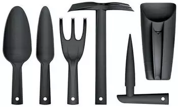 Prosperplast Respana Handwerkzeugset Garten 6-teilig Anthrazit (ZA1384)