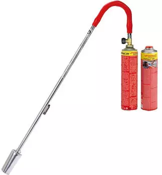 Rothenberger Turbo Plus Breitstrahlbrenner mit Piezo, inkl. 2x Multigas 600ml (1500005296)
