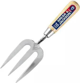Spear & Jackson Neverbend Unkrautgabel Edelstahl mit Zapfen (3060WF)