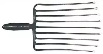 Krumpholz Steingabel 9 Zinken 330mm mit Federd&uuml;lle ohne Stiel (5701)