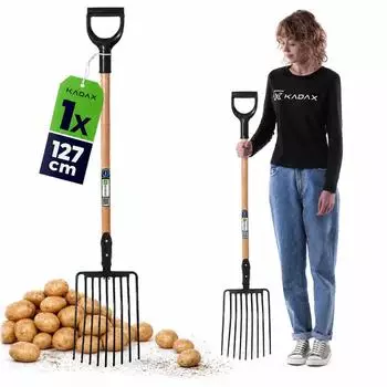 Kadax Vialle Metallgabel 9 Zinken 131cm (K2738)
